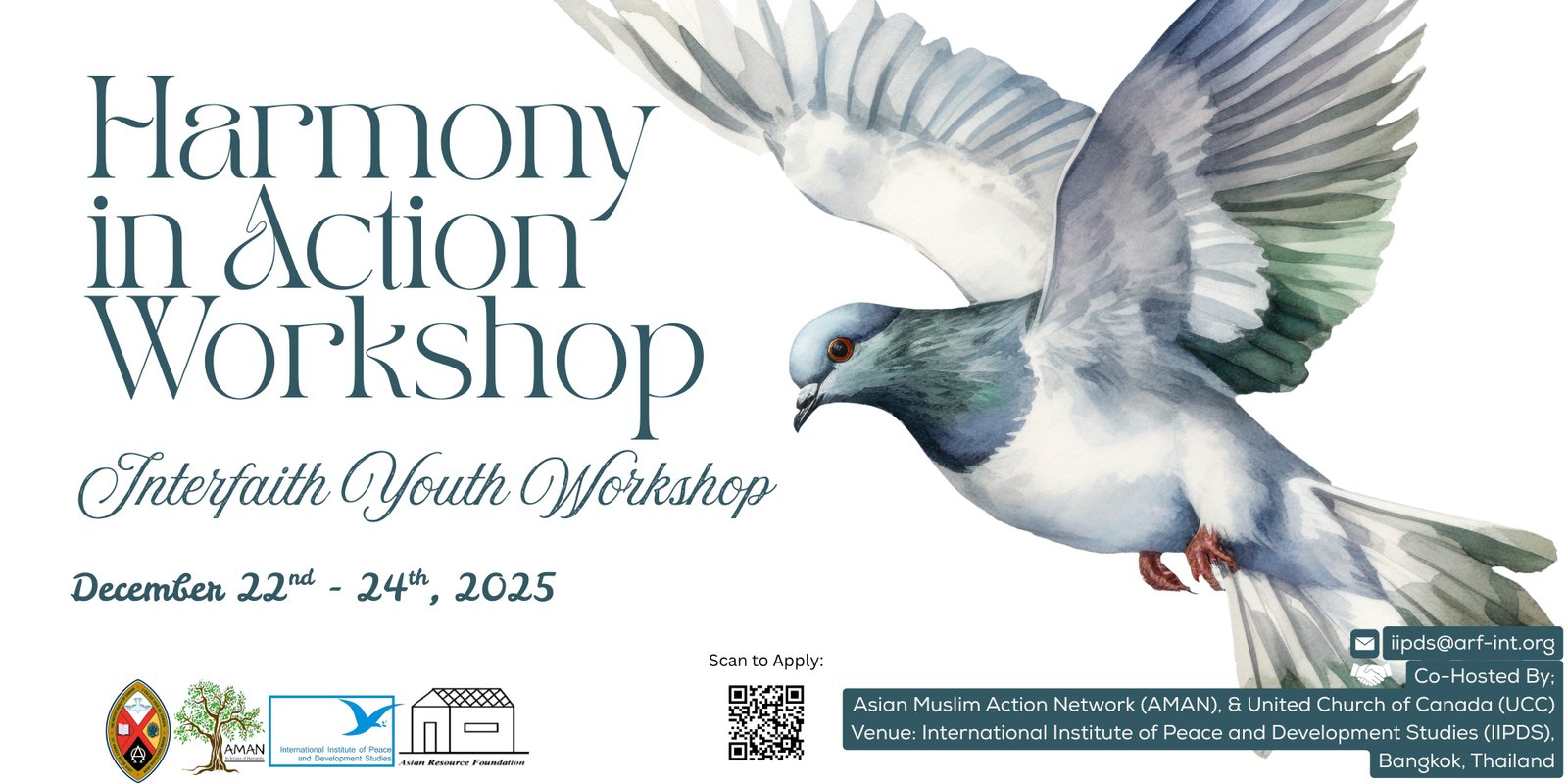 Harmony in Action Workshop (No Registration Fee) : 22-24 December, 2025